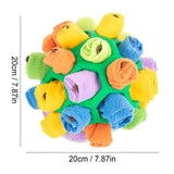 Interactive Dog Puzzle Snuffle Ball Toy