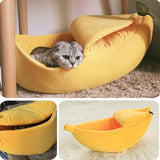 Banana Cat Bed